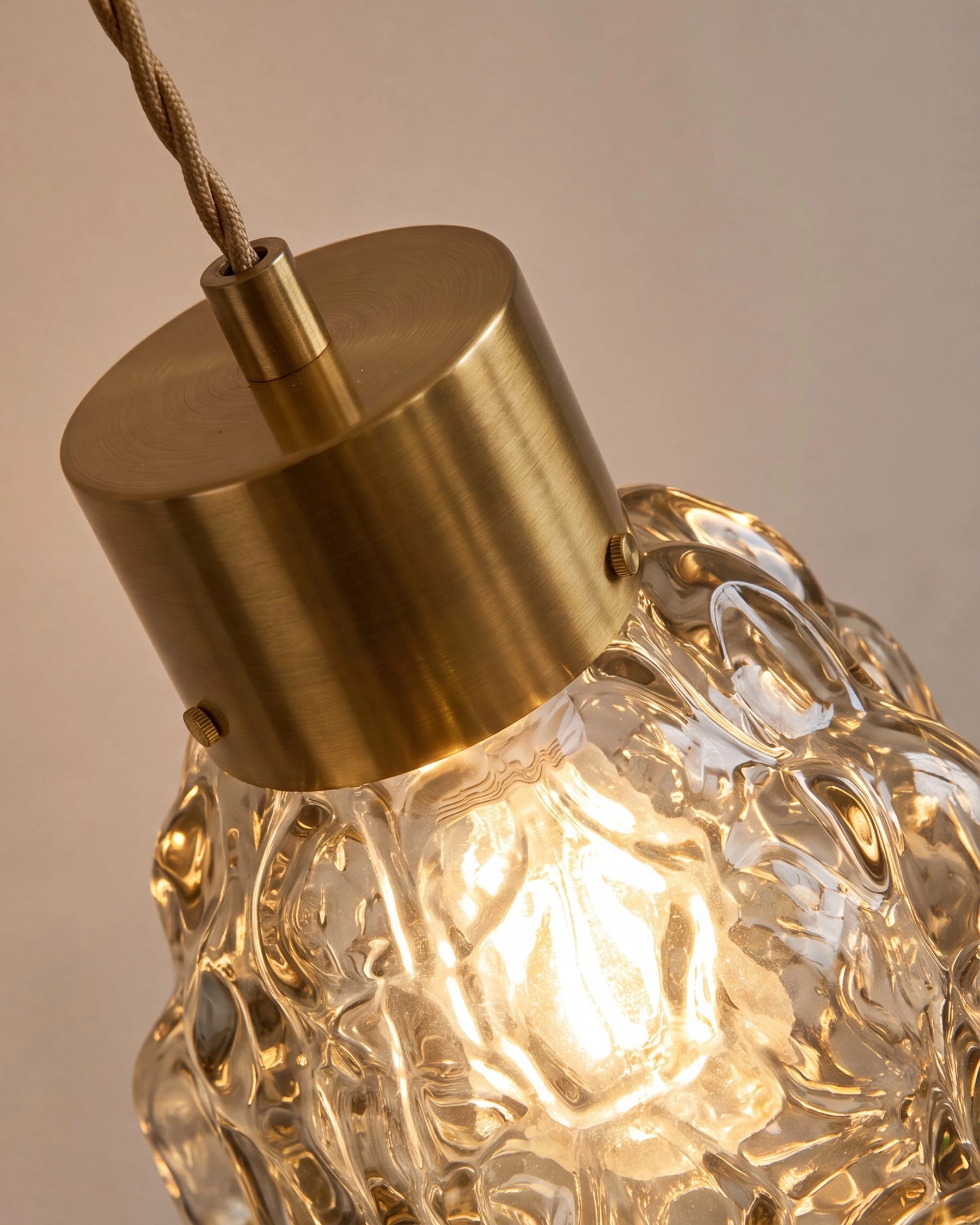 Textured Orb Pendant Light 