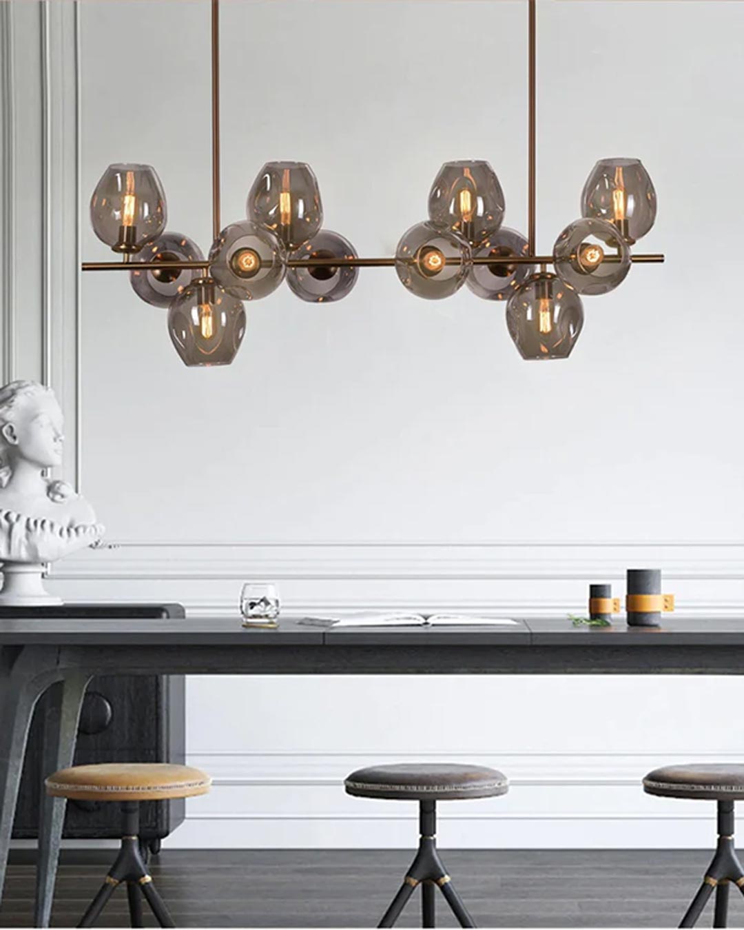 Tangled Fixture Chandelier - Smoke - The Decor Kart