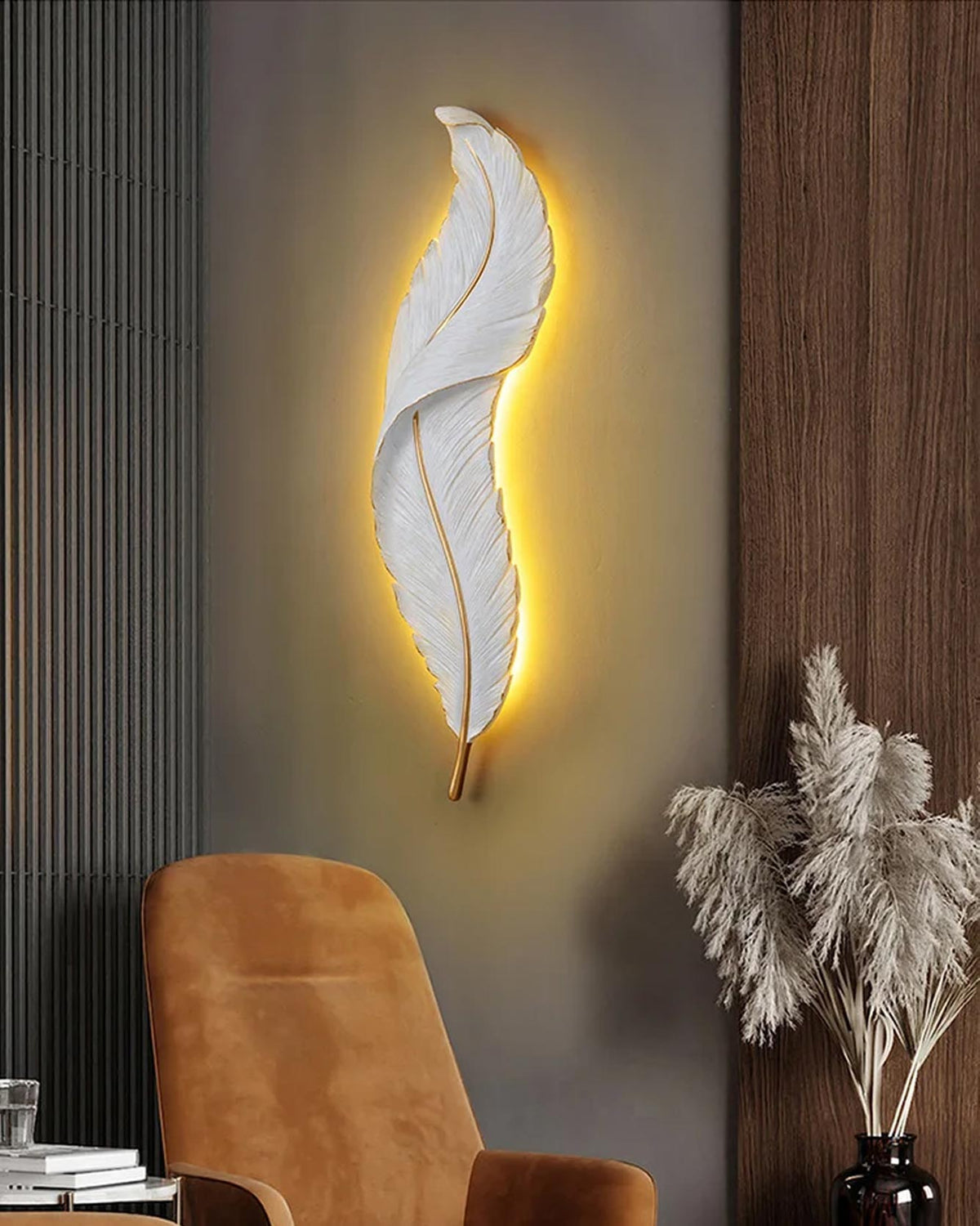 Feather Wall Light - The Decor Kart