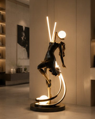 Dancing Lady Floor lamp - Black 