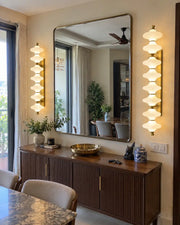 Opaline Stacked Disc Wall Sconce