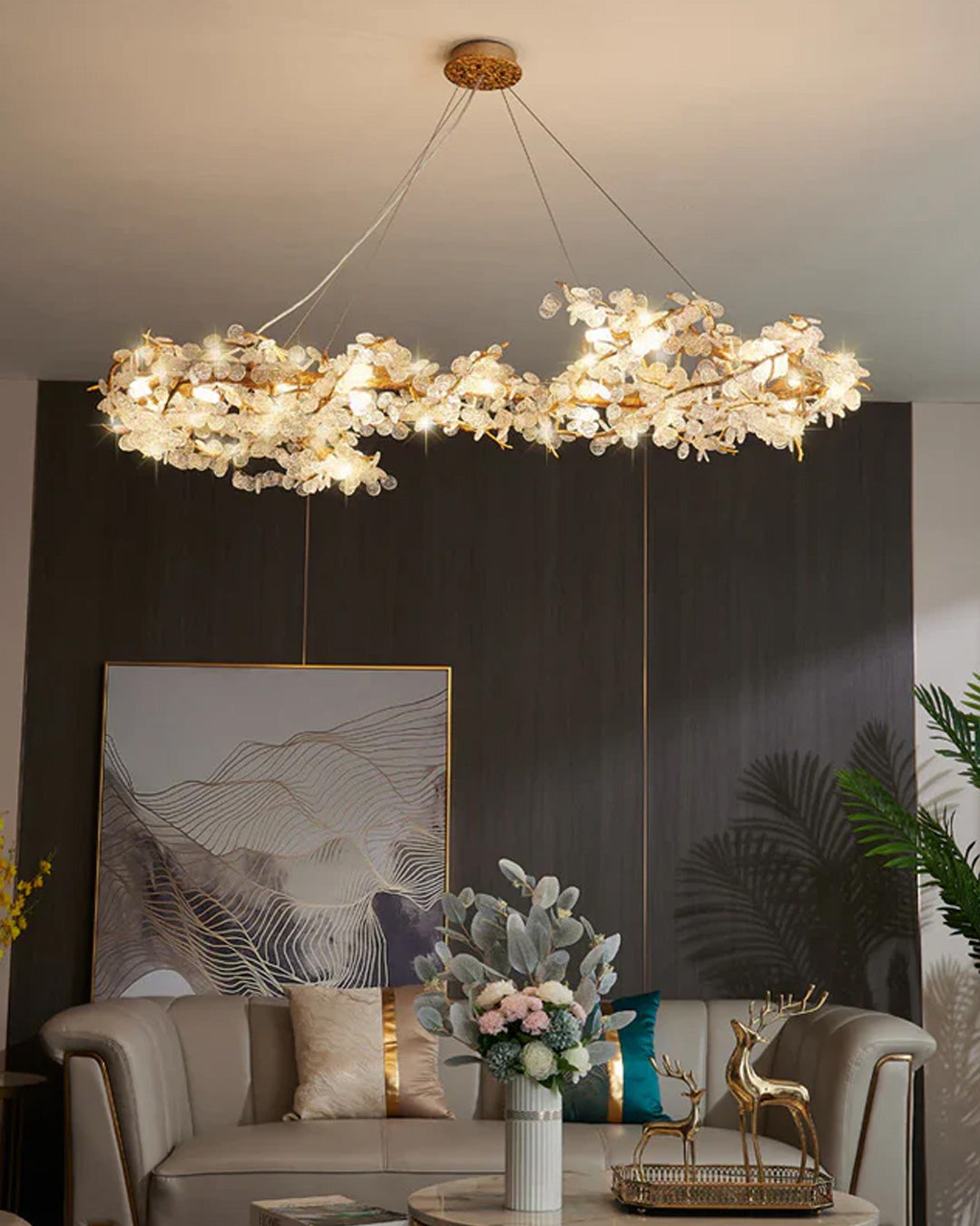 Floral Branch Crystal Chandelier - 1200MM 