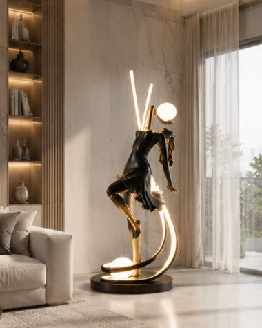 Dancing Lady Floor lamp - Black