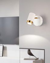 Pictures Artwort White Cylindrical Spotlight 9W 