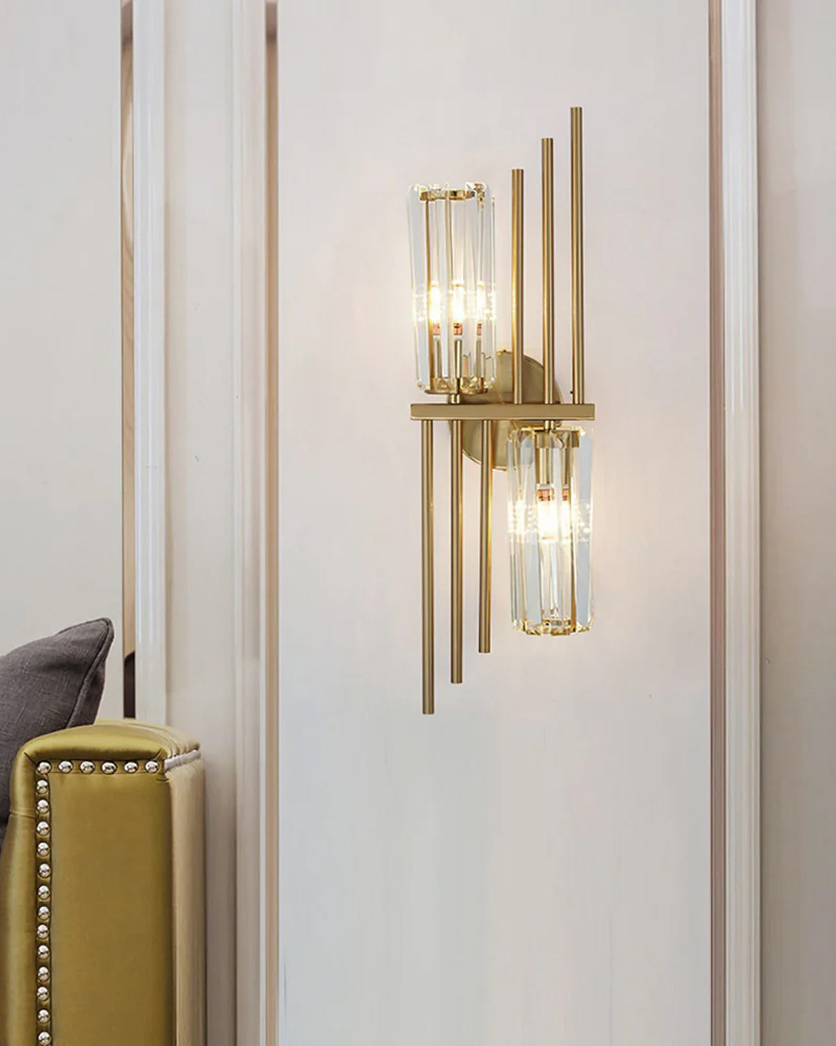 Postmodern Crystal Wall Light