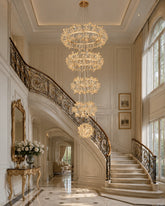 Aurelia Cascade Crystal Chandelier 