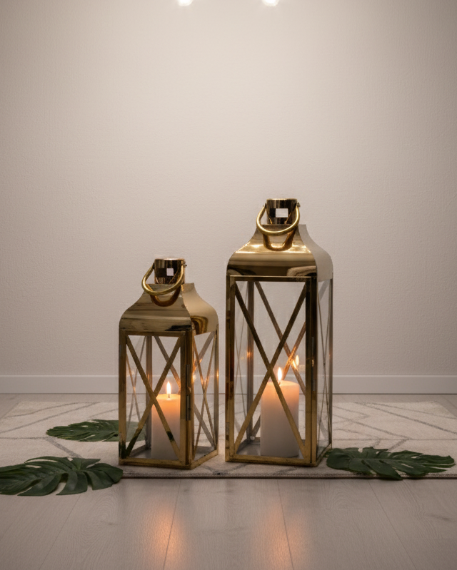 Golden Era Candle Lantern 