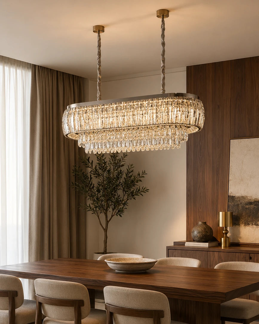 Luméra Linear Crystal Chandelier