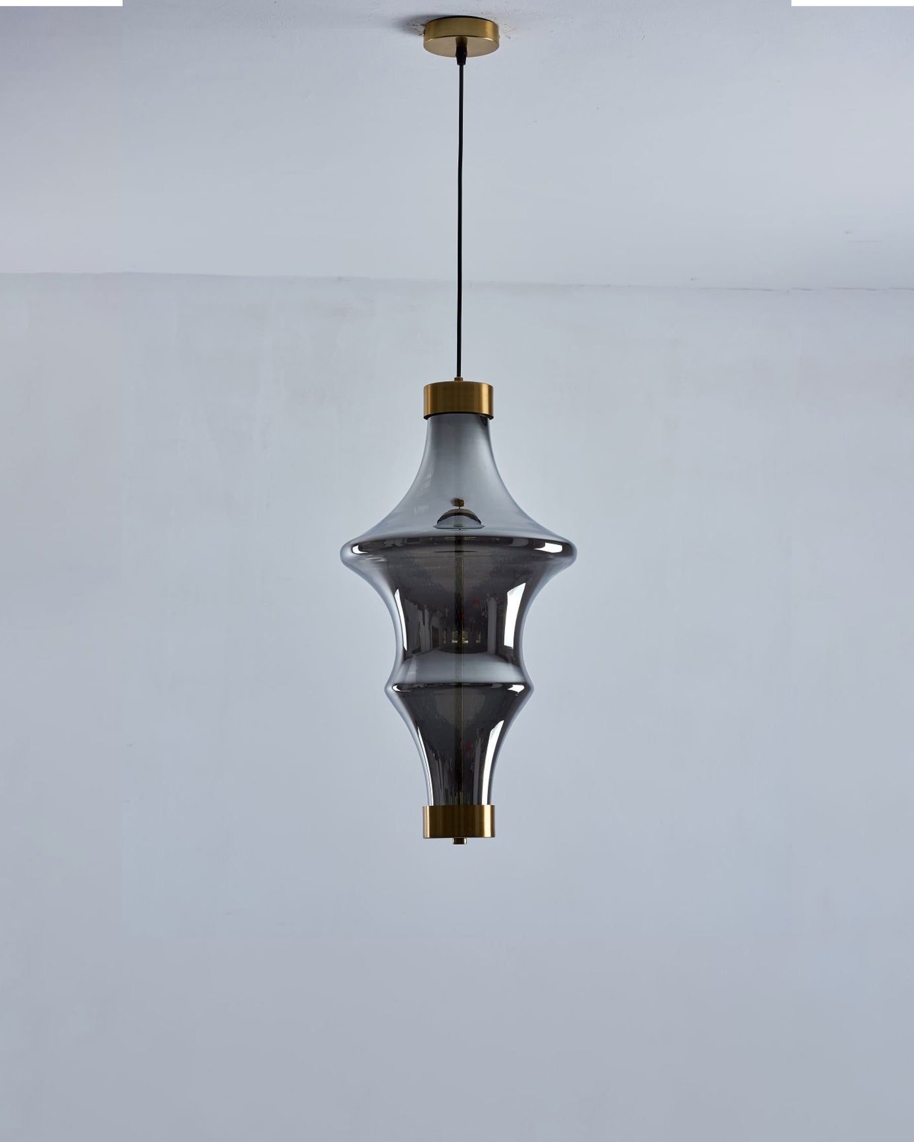 Smoke Hourglass Pendant Light 