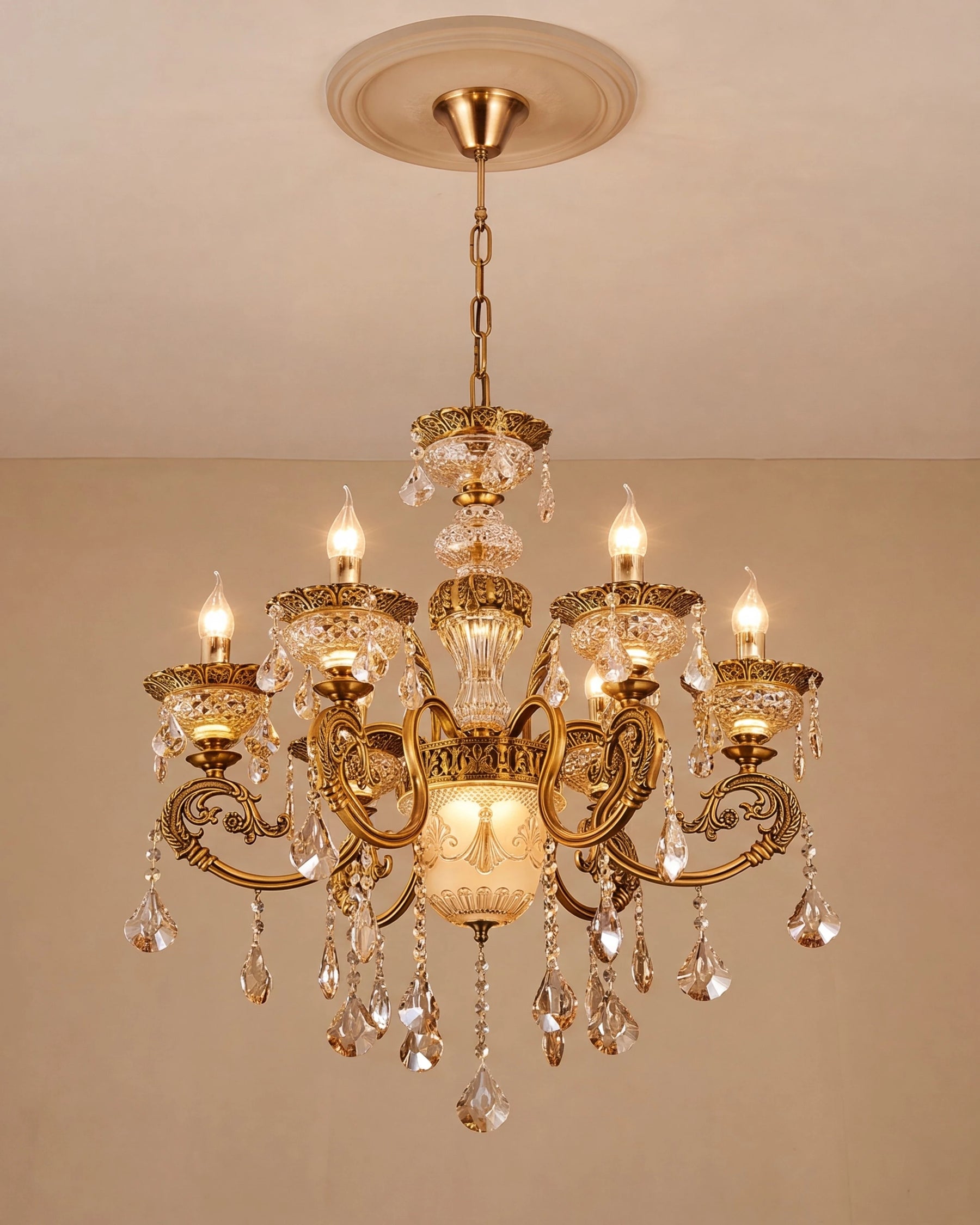 Regal Radiance Chandelier 