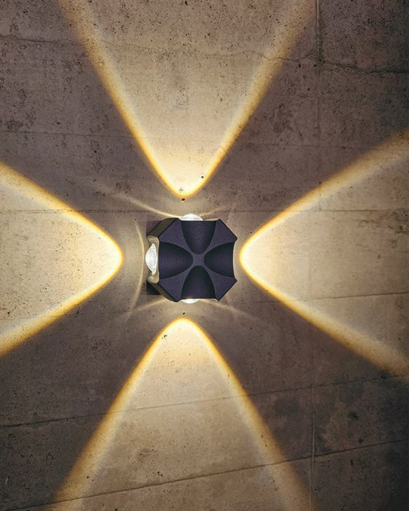 Radiant Starburst Led Wall Light 
