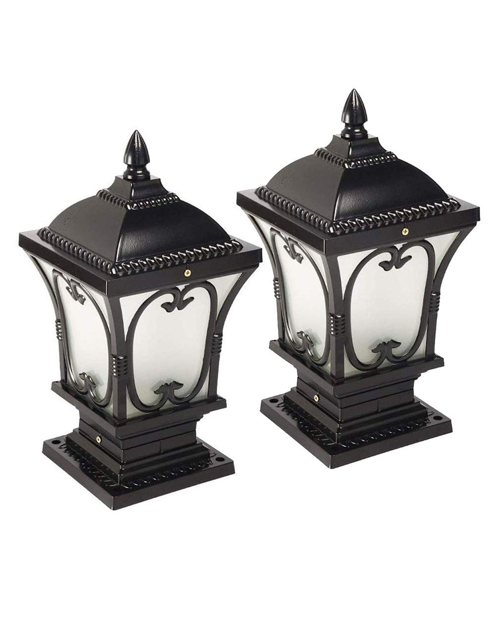 Victorian Crest Gate Light 