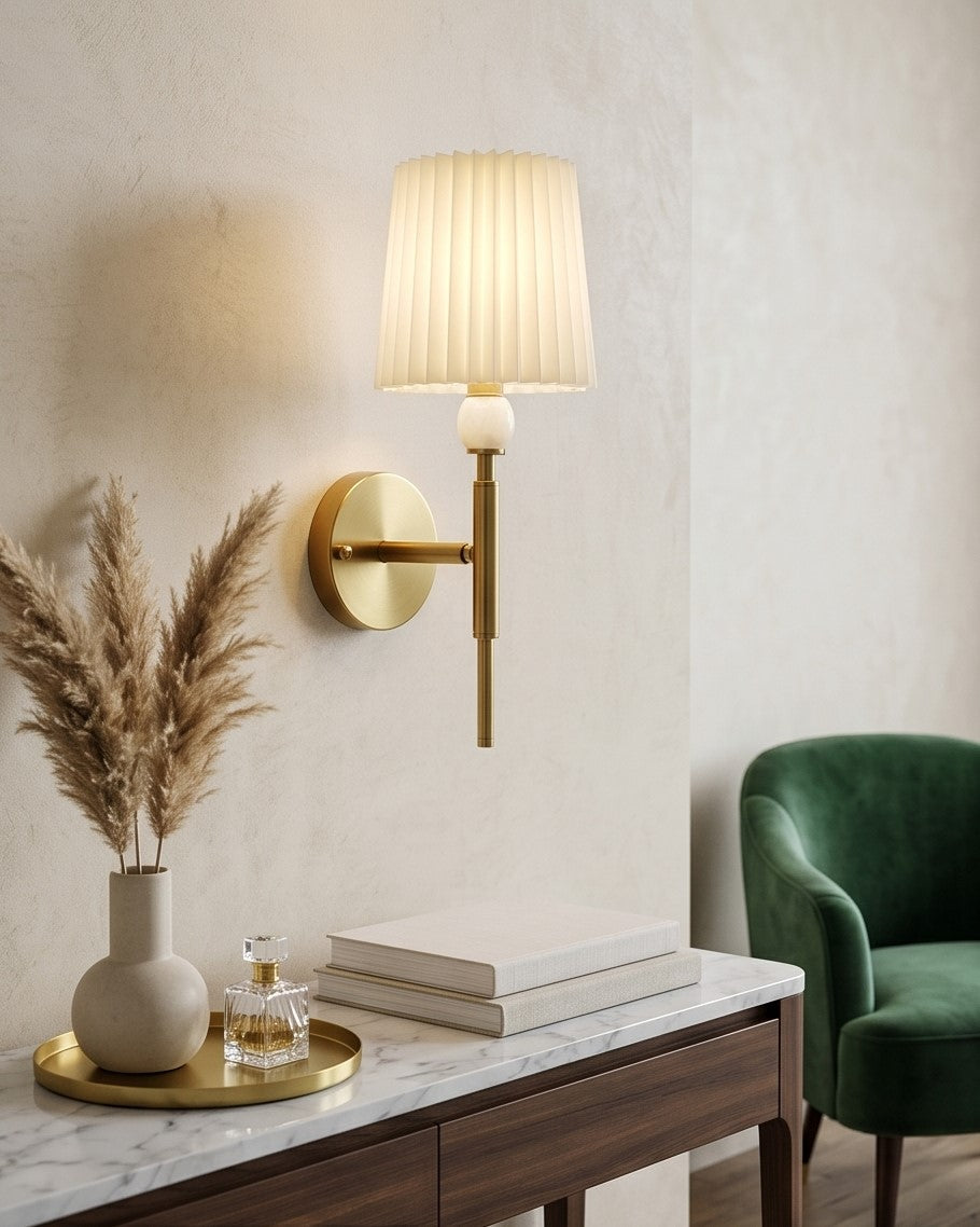 Golden Luxe Wall Sconce 