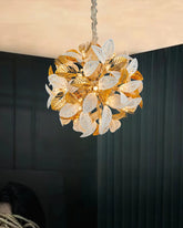 Leaf Cluster Pendant Chandelier - 40 Bulbs 