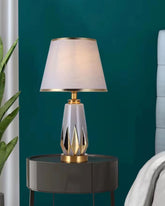 Century Ceramic Table Lamp - Grey