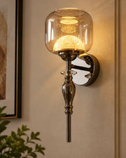 Elvaris Halo Luxe Wall Light - Smoke