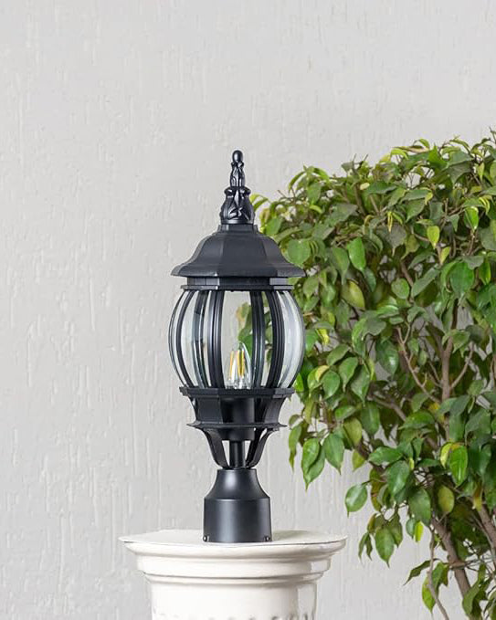Ornate Globe Gate Light 
