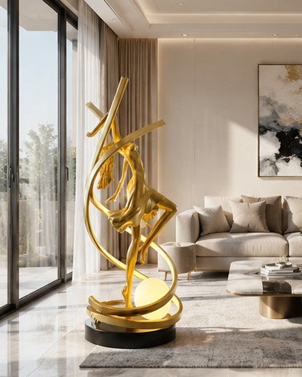Dancing Lady Floor lamp - Grey