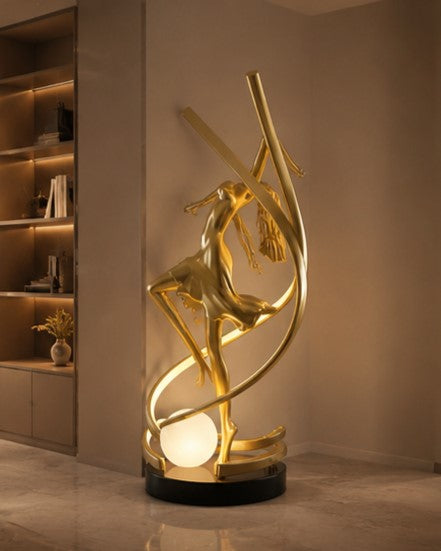 Dancing Lady Floor lamp - Grey 