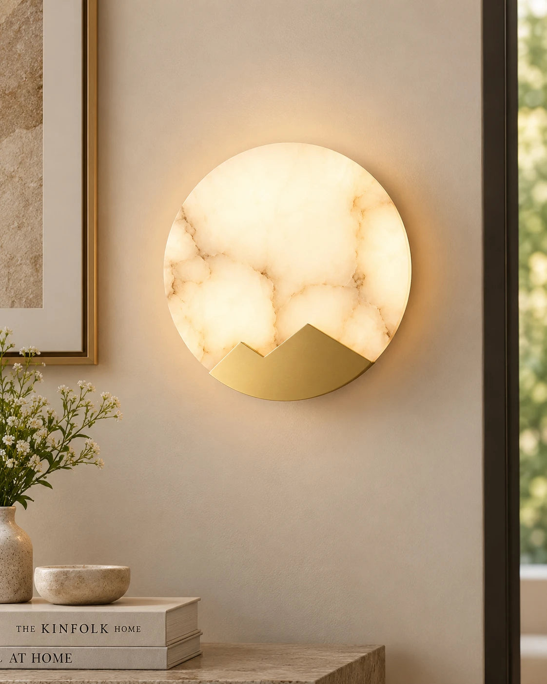 Alpine Marble Glow Wall Light
