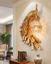 Regal Peacock Wall Sconce - Left 