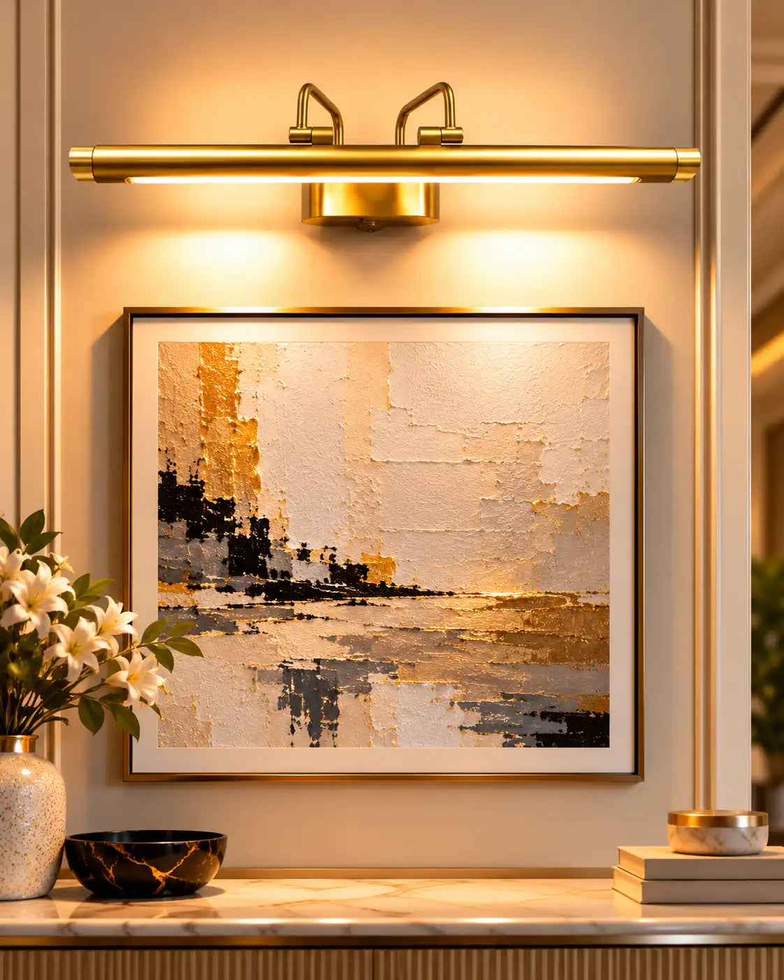 Elvaris Classic Mirror Light - Gold