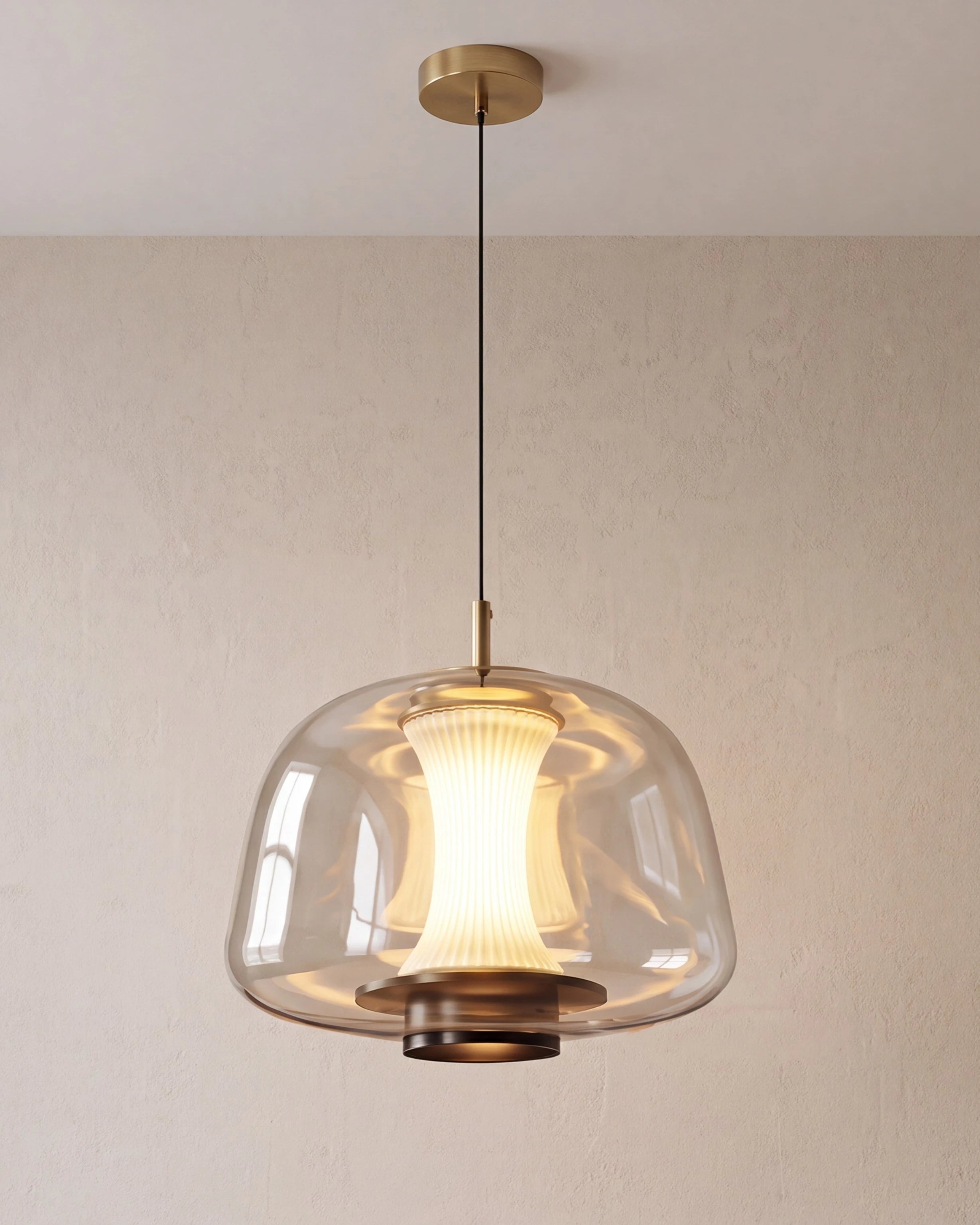 Hourglass Dome Pendant Light
