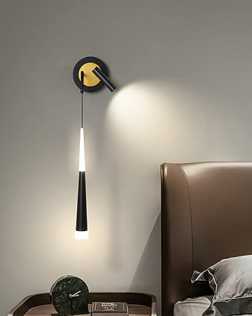 Spot Led Wall Pendant Light - Black 