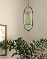 Contemporary Oval Frame Pendant Light 