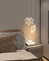 Double Head Maple Leaf LED Pendant Light - Set Of 2 - The Decor Kart 