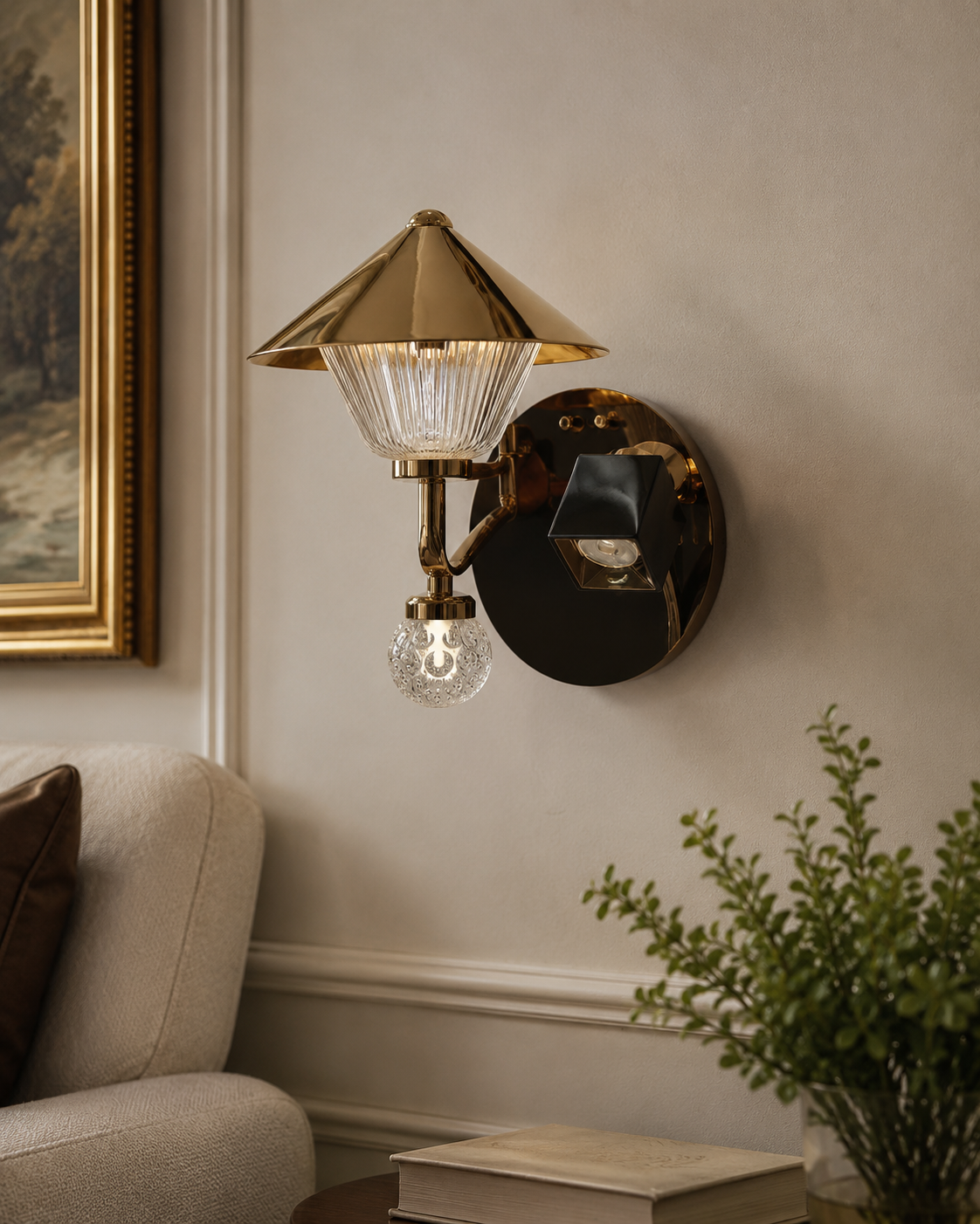 Auremont Heritage Lantern Wall Light