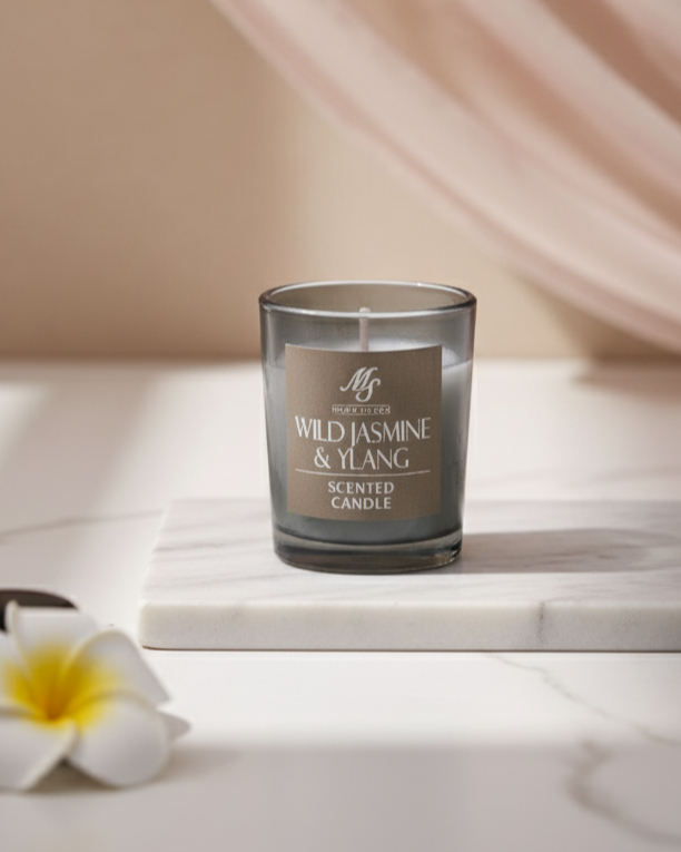 Wild Jasmine & Ylang Aroma Candle & Reed Diffuser Set 