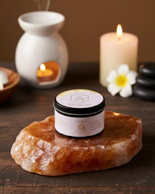 Citrines - The Stone Of Success Aroma Candle 