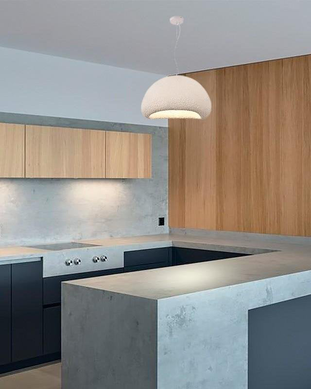 Cloud Dome Textured Pendant Light 