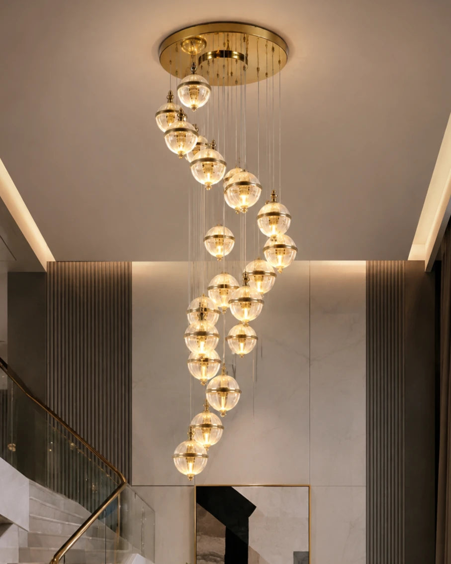 The Gilded Meridian Chandelier 