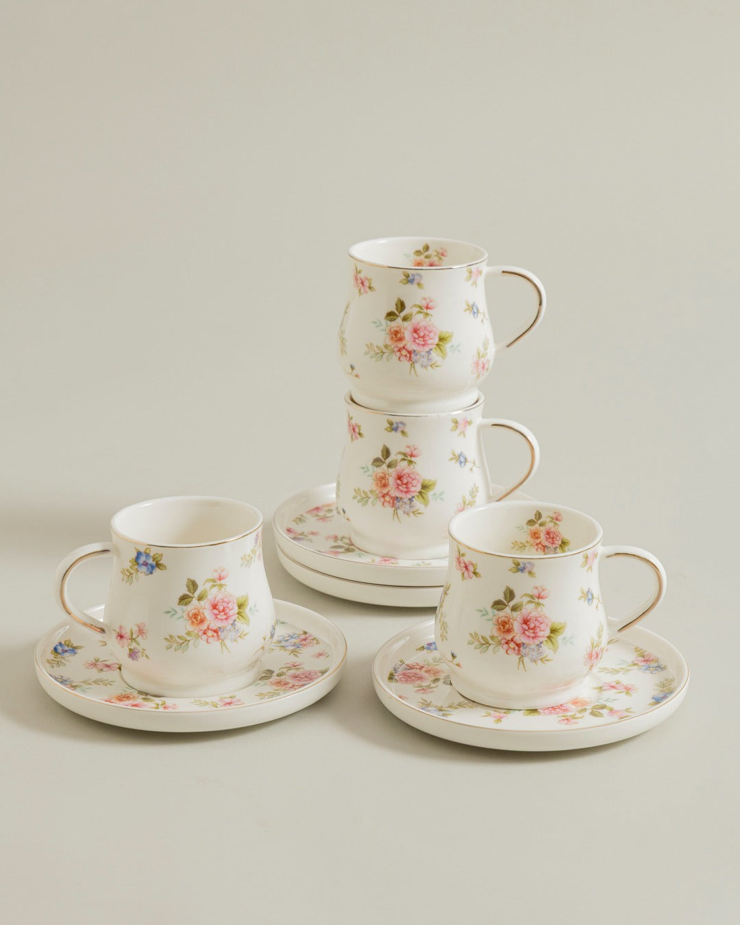 Wildflower Symphony Tea Cup With Saucer 