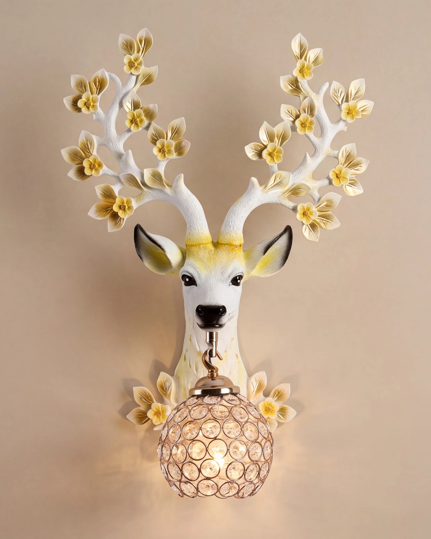 Blossom Deer Wall Sconce 