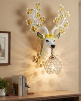Blossom Deer Wall Sconce 