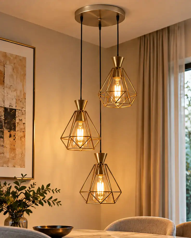 Geovanta Prism Trio Pendant Light