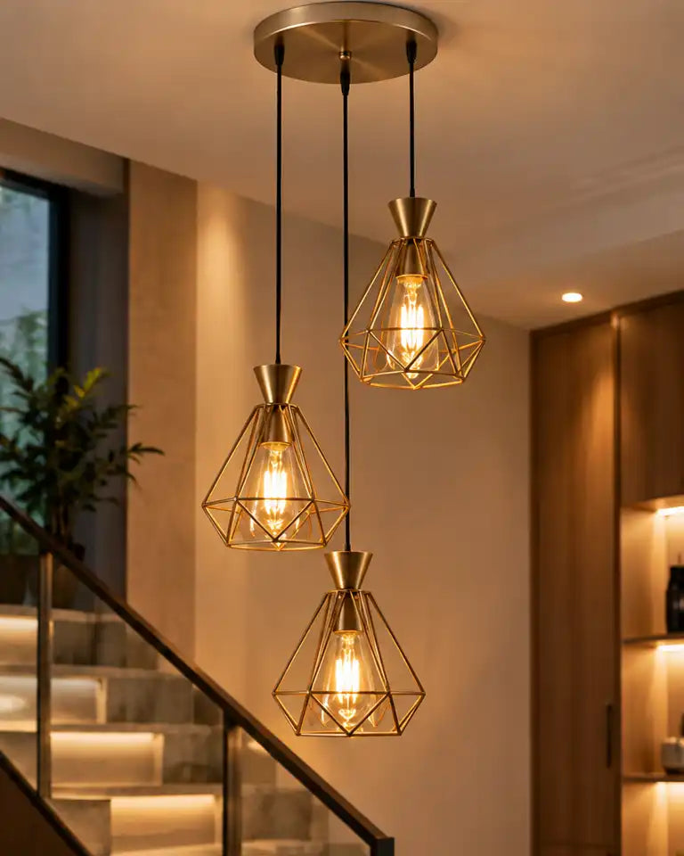 Geovanta Prism Trio Pendant Light