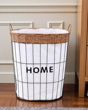 Rustic Home Wire Laundry Basket