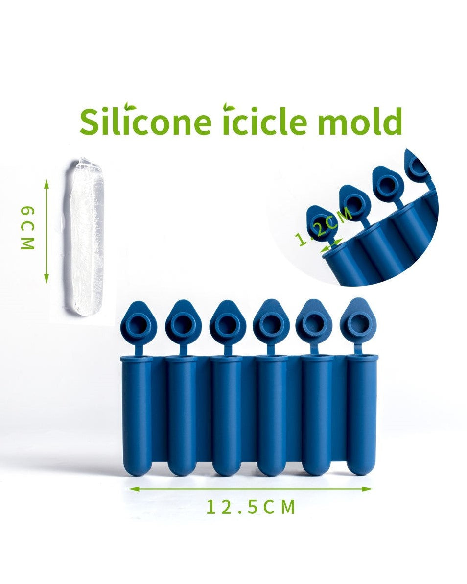 Silicone Ice Cube Mold with Lid - Set of 2 