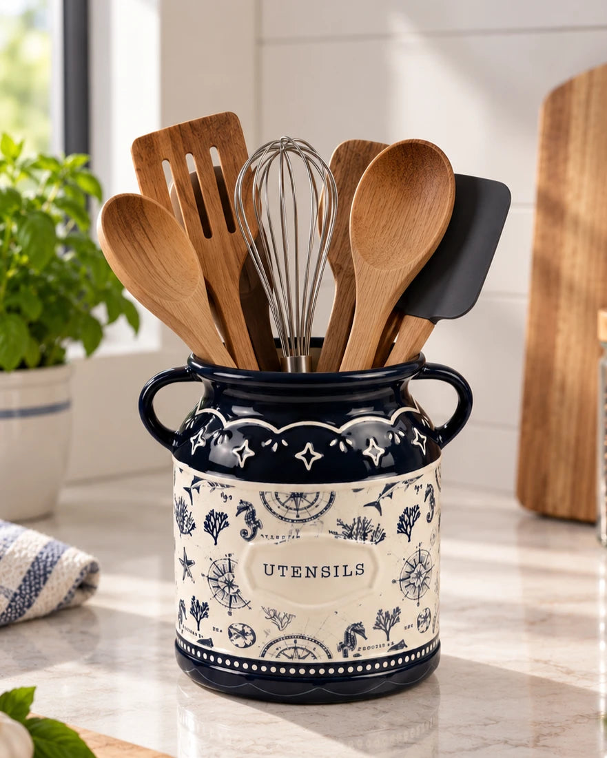 Coastal Voyage Utensil Holder