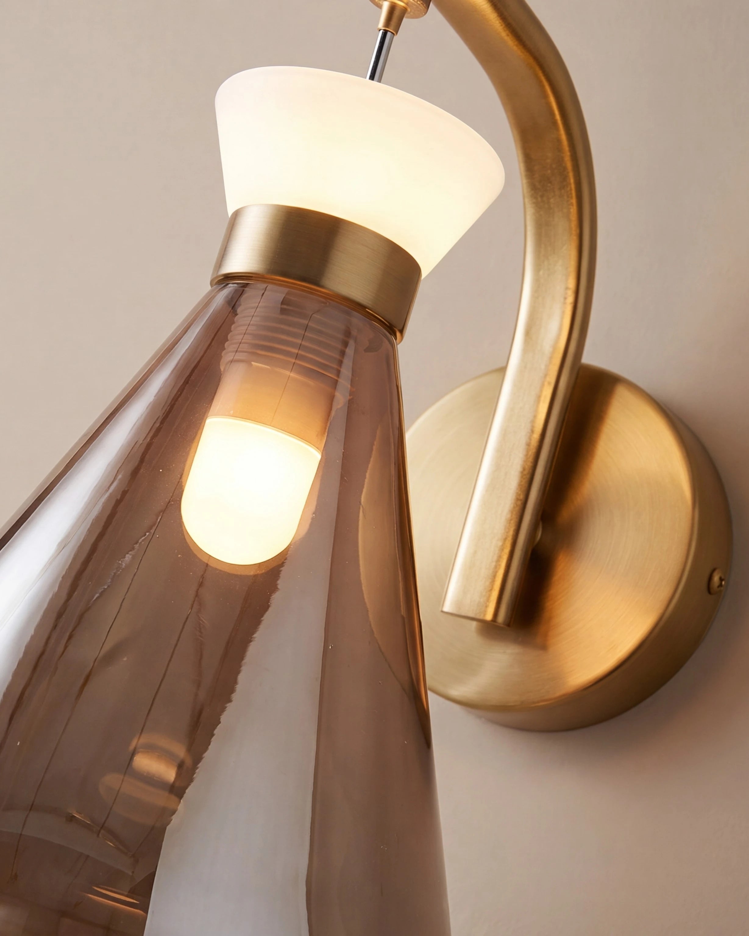Smoke Drop Wall Light