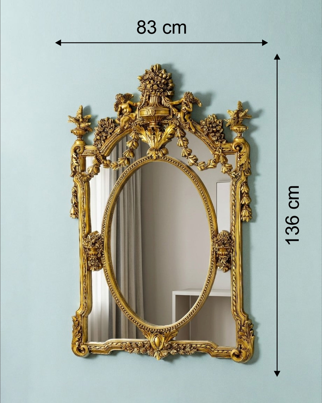 Victorian Cherub Grandeur Mirror 
