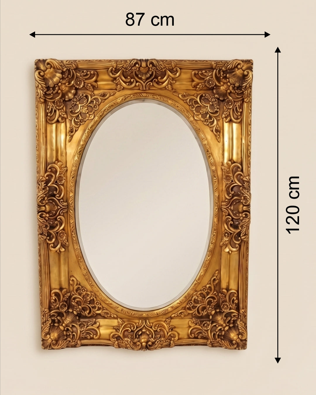 Victorian Regal Ornate Wall Mirror 