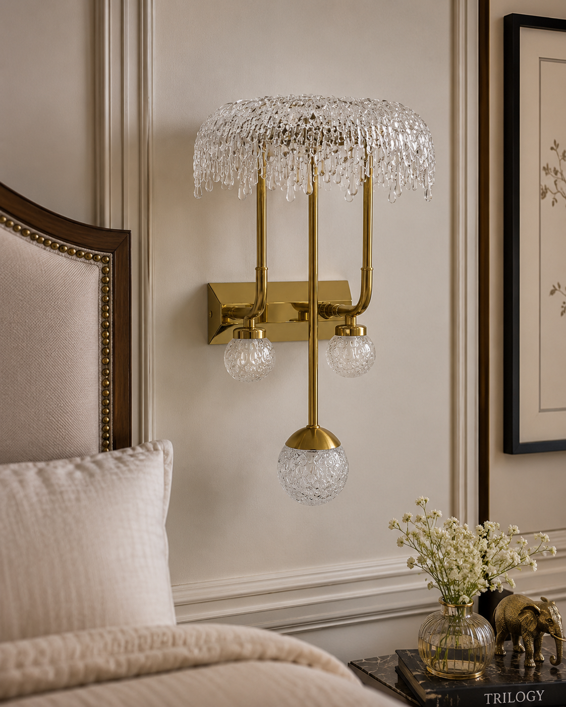 Celestia Cascade LED Wall Light