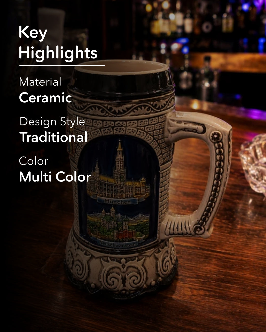 Deutschland Heritage - Vintage Stein Beer Mug 