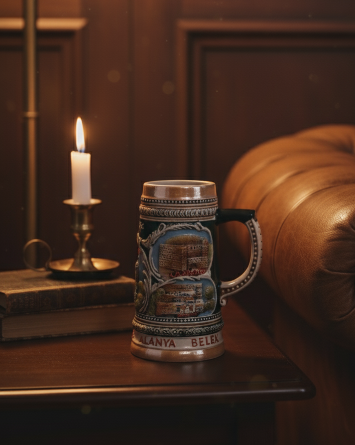 Türkiye Landmark Vintage Stein Beer Mug 
