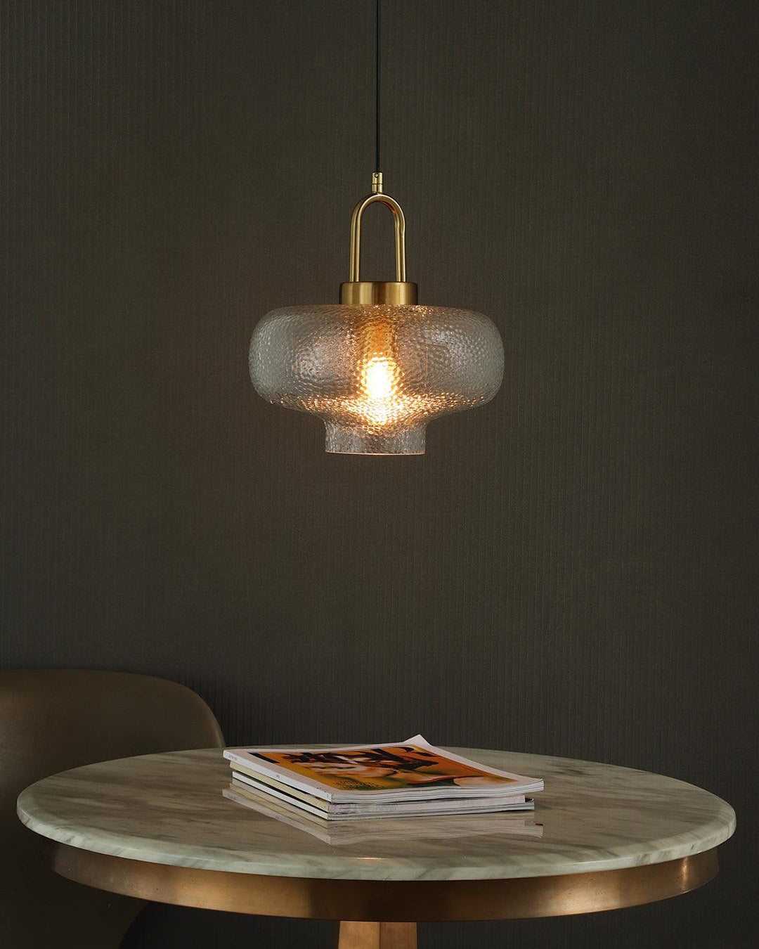 Textured Ember Pendant Light 